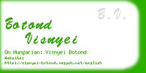 botond visnyei business card